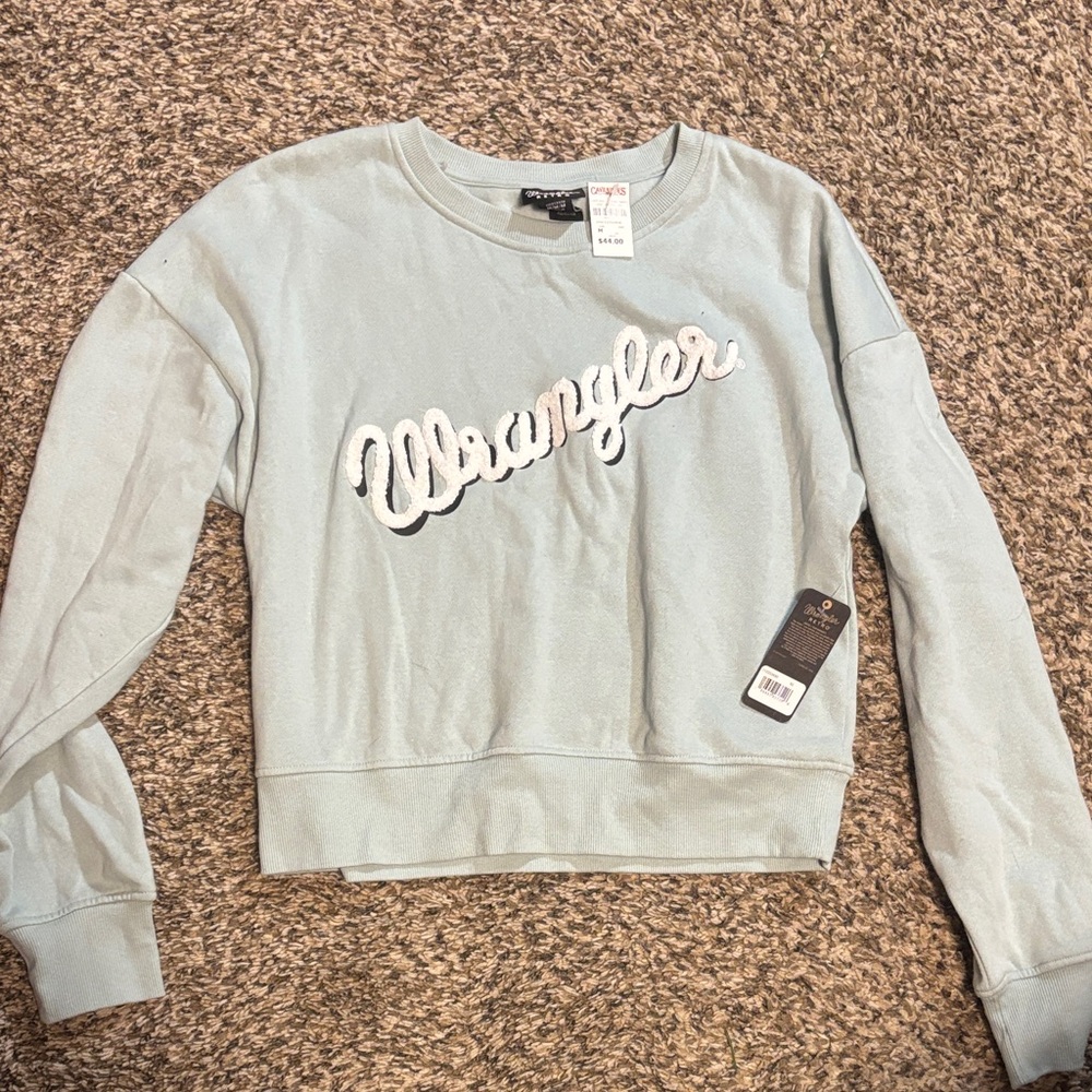 Wrangler Sky Blue Crewneck Sweatshirt